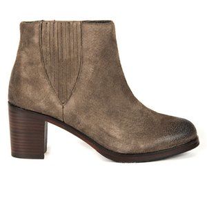 Wolverine 1000 Mile by Samantha Pleet Arc Suede Chelsea Ankle Boot Grey 9M EUC